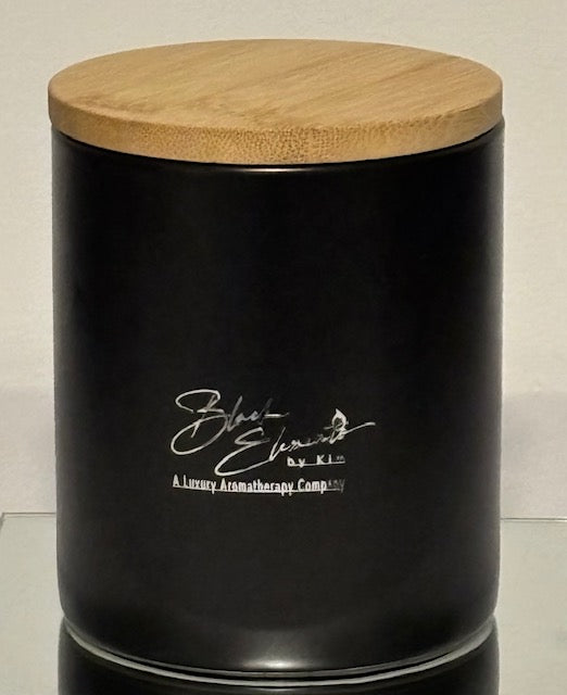 BLKELEMENTS 10 OZ SOY CANDLE WITH WOODEN WICK Signature Fragrance
