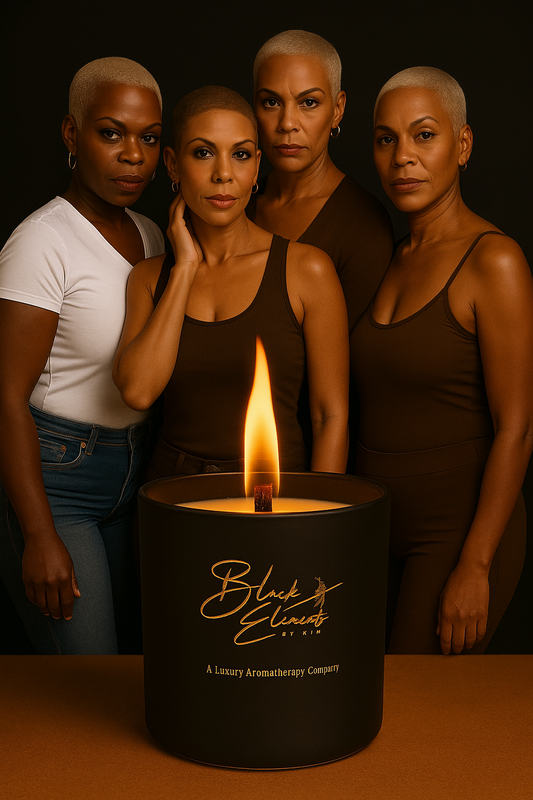 BLKELEMENTS 10 OZ SOY CANDLE WITH WOODEN WICK Signature Fragrance