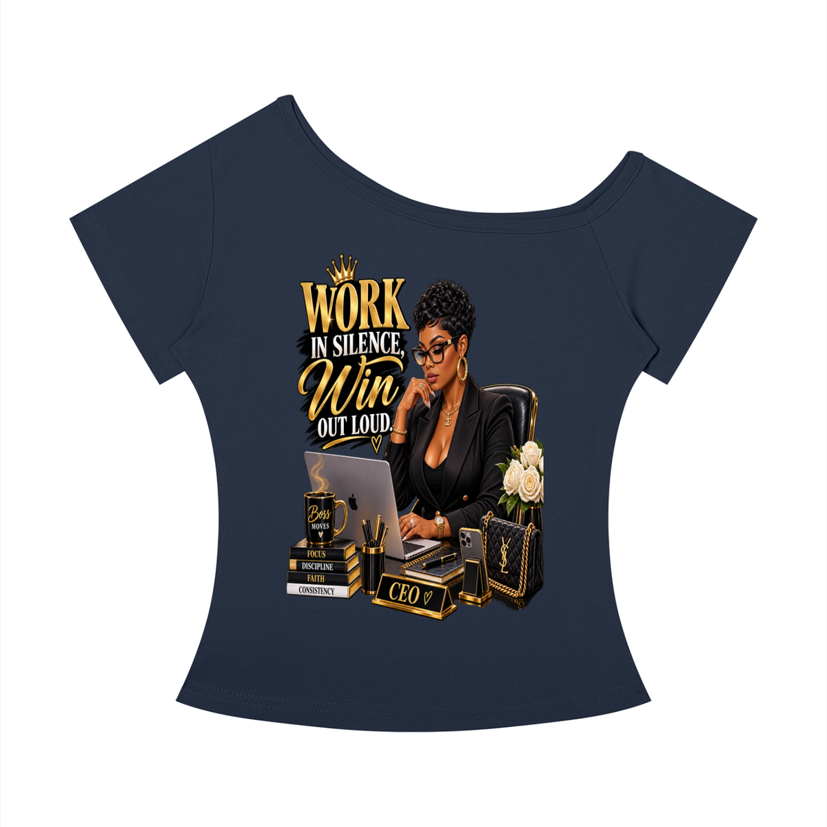 Women’s Off-the-Shoulder T-Shirt