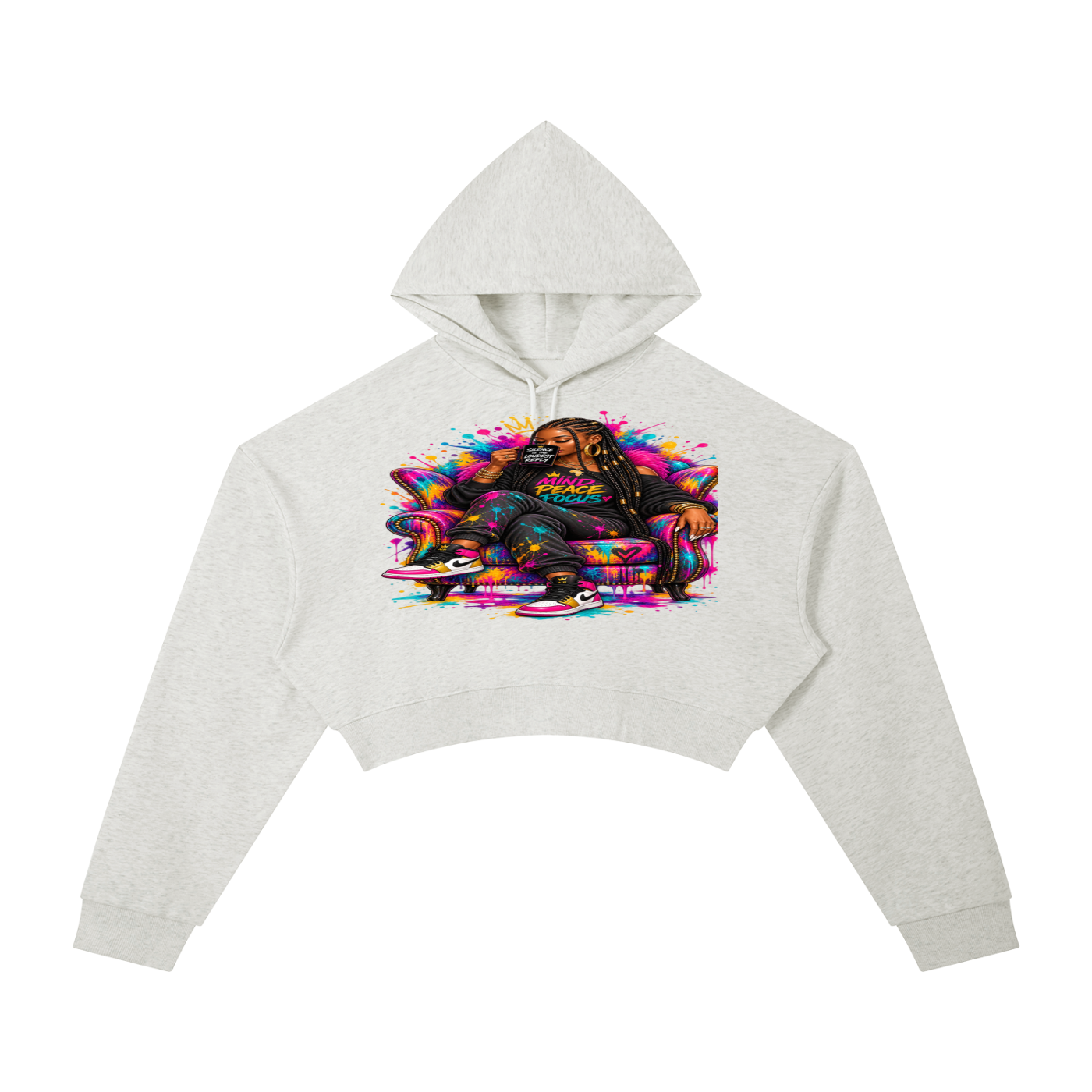 Essential Cropped Hoodie