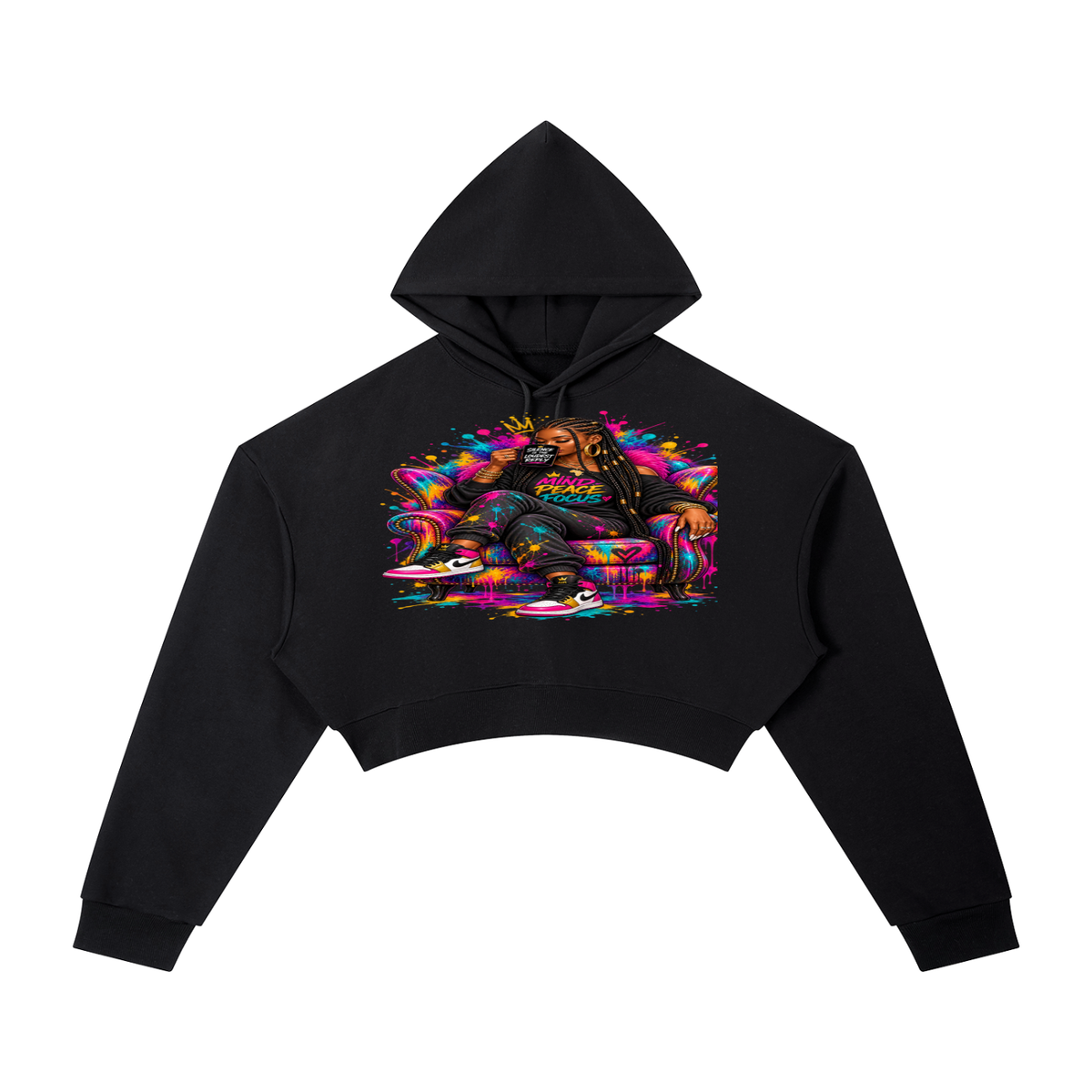 Essential Cropped Hoodie