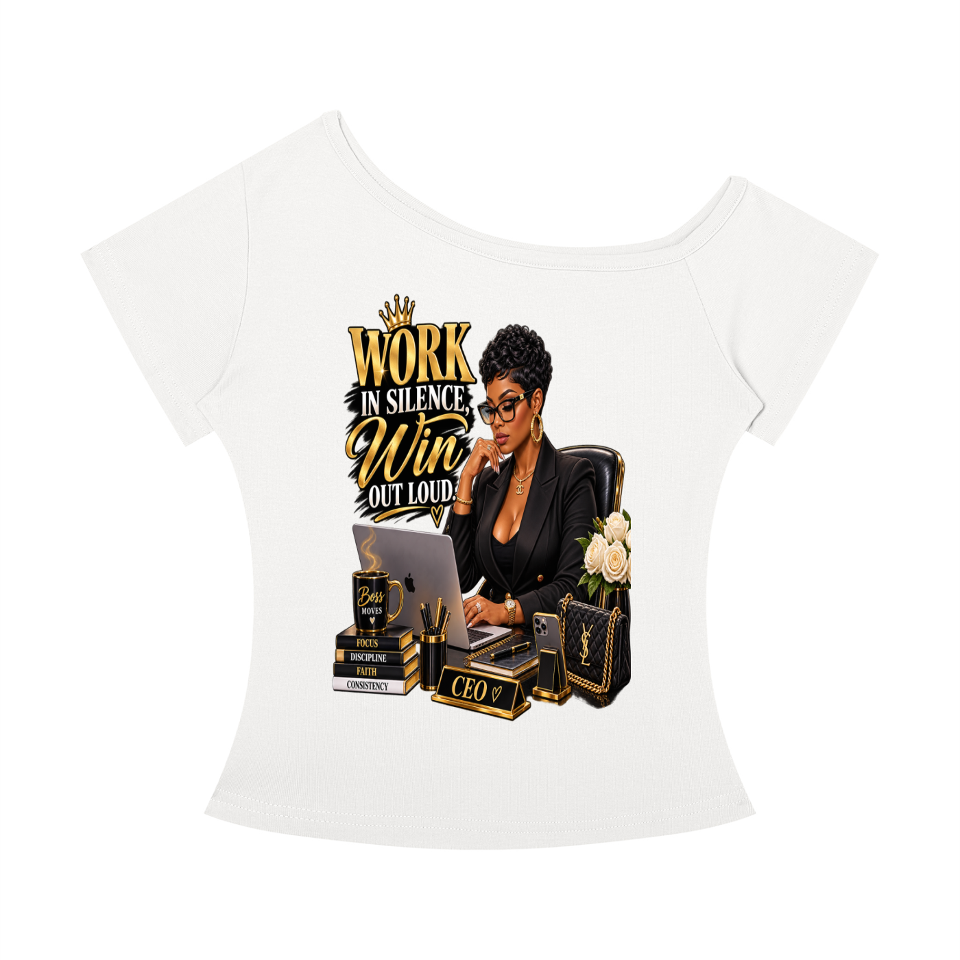 Women’s Off-the-Shoulder T-Shirt