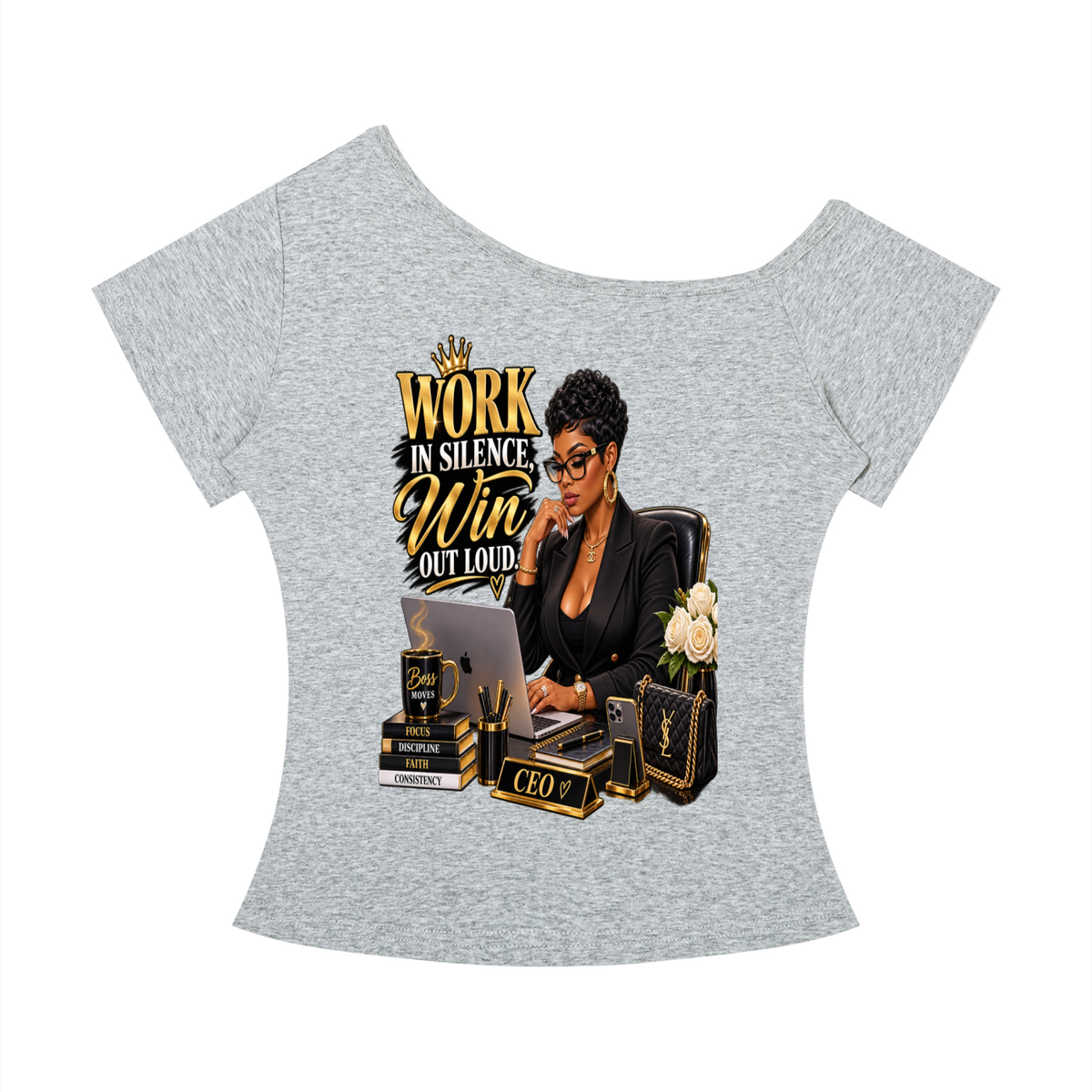 Women’s Off-the-Shoulder T-Shirt